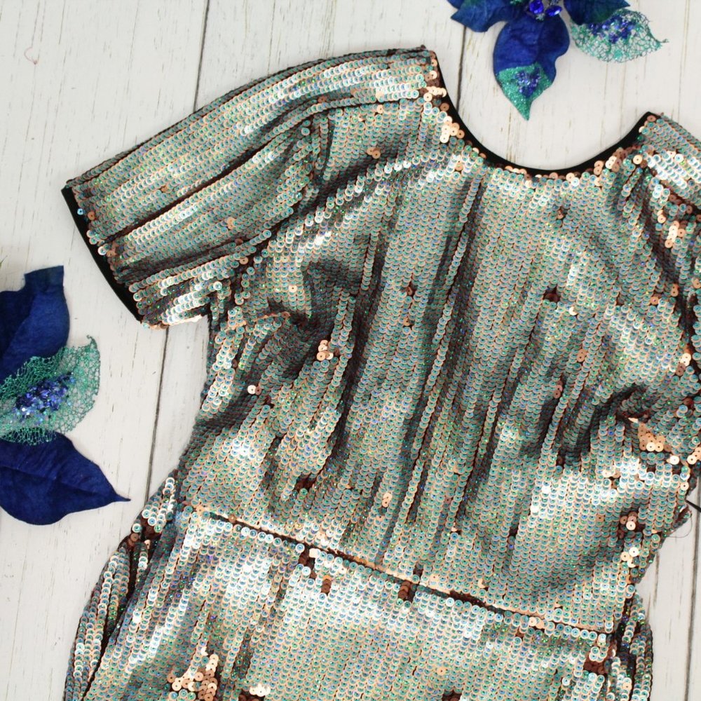 Revolve Lovers + Friends Mermaid Sequin Sheath Dress S - Picture 4 of 11